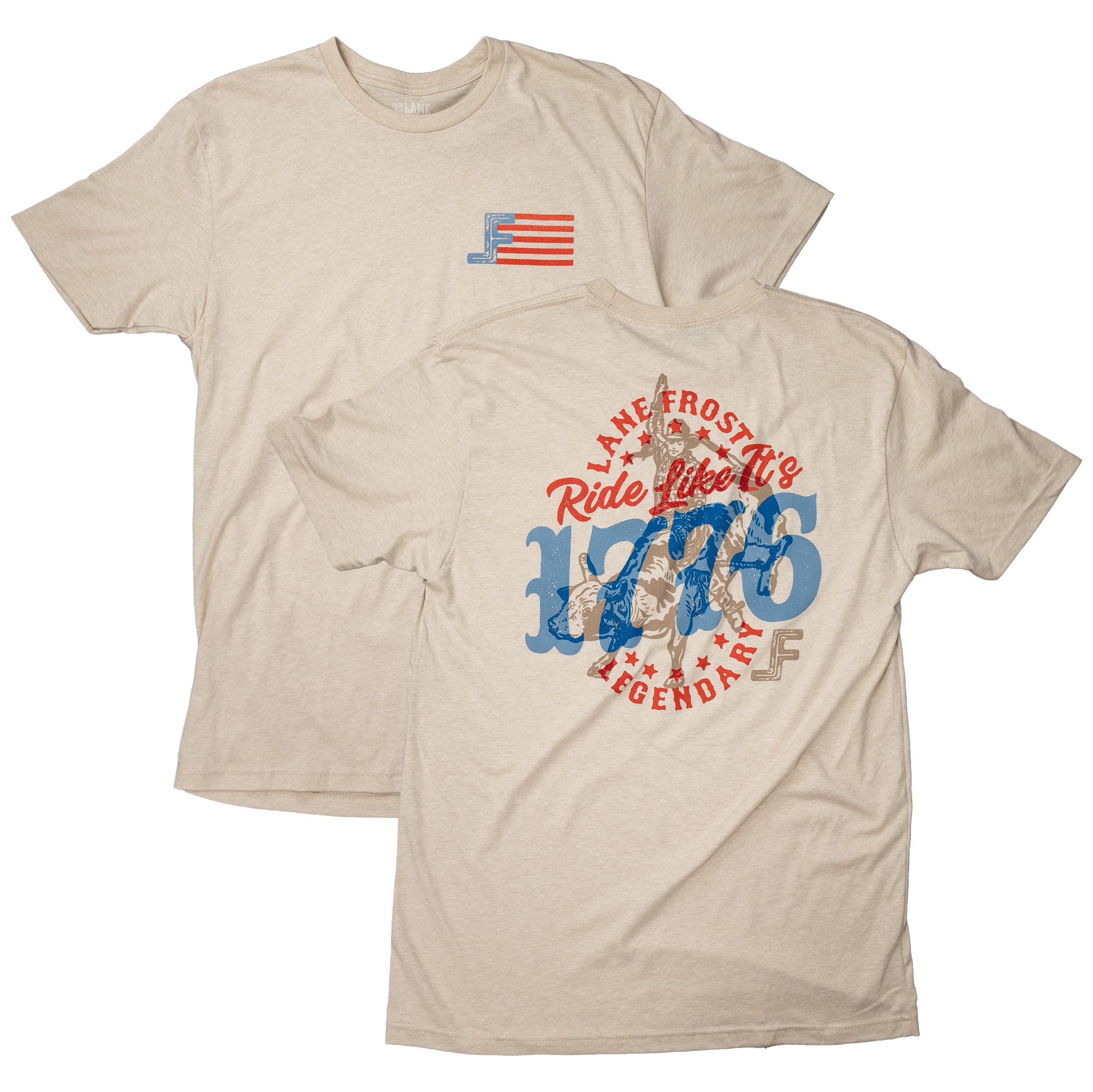 1776 Tee – Lane Frost Brand