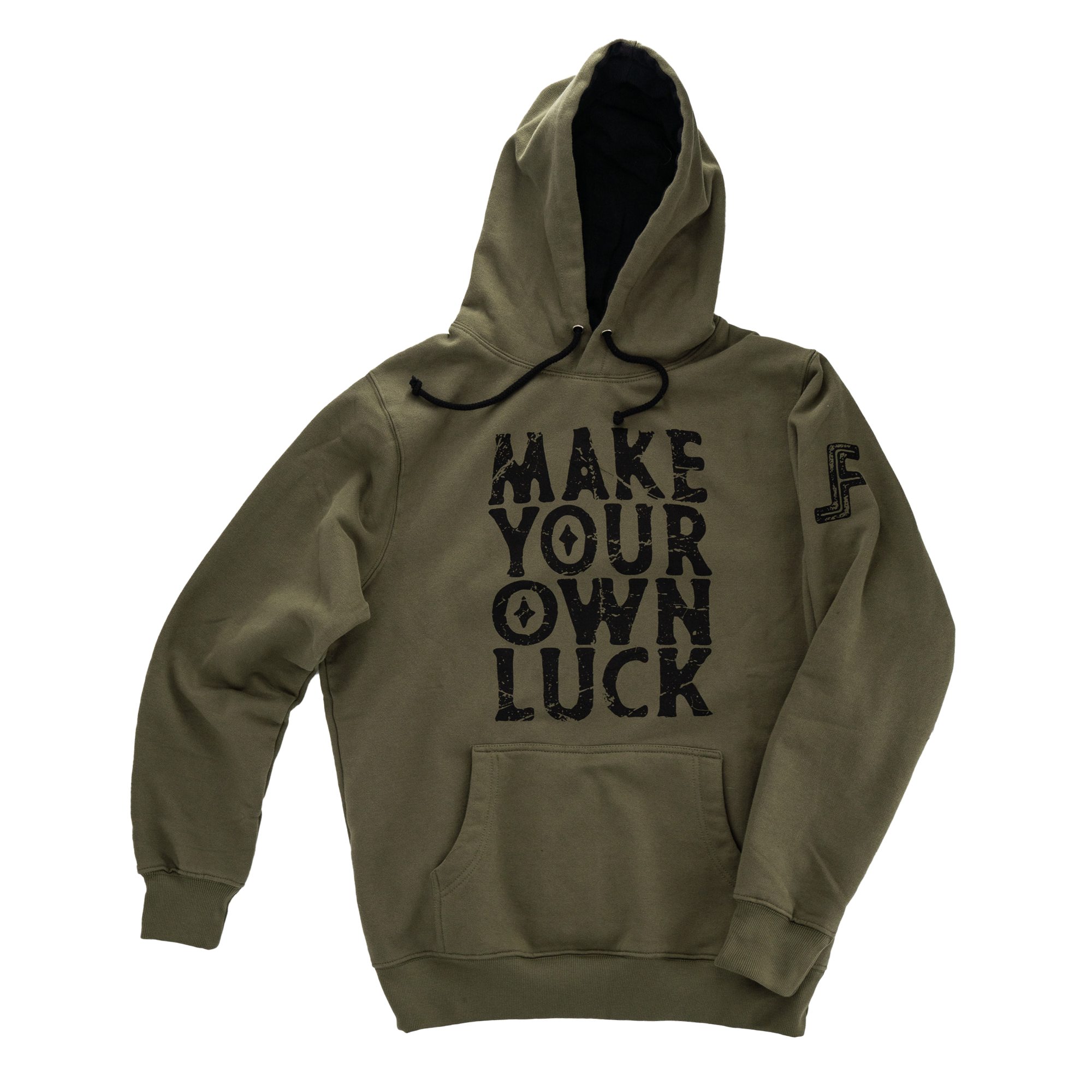 Make Your Own Luck Hoodie Lane Frost Brand