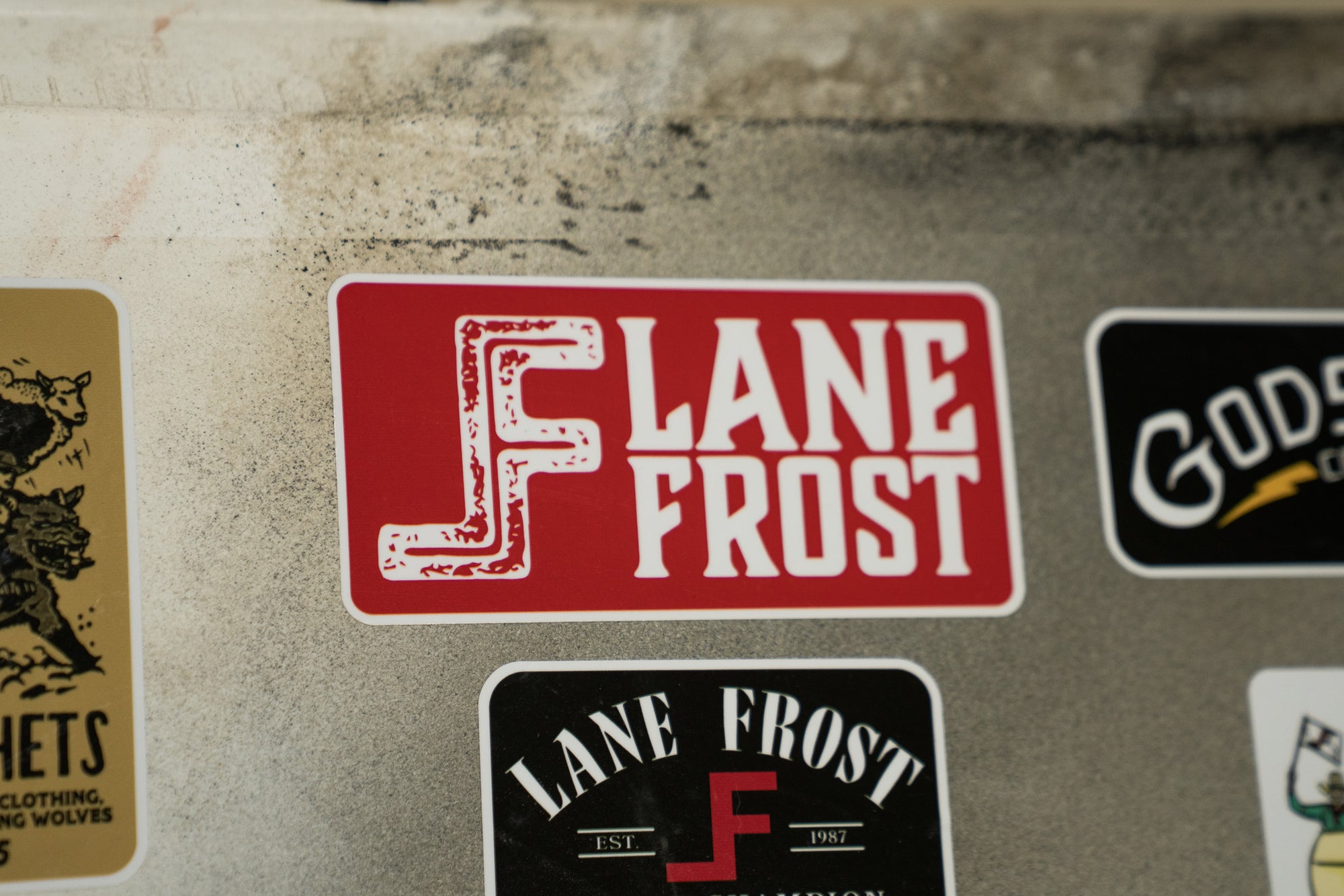 Red Logo Sticker