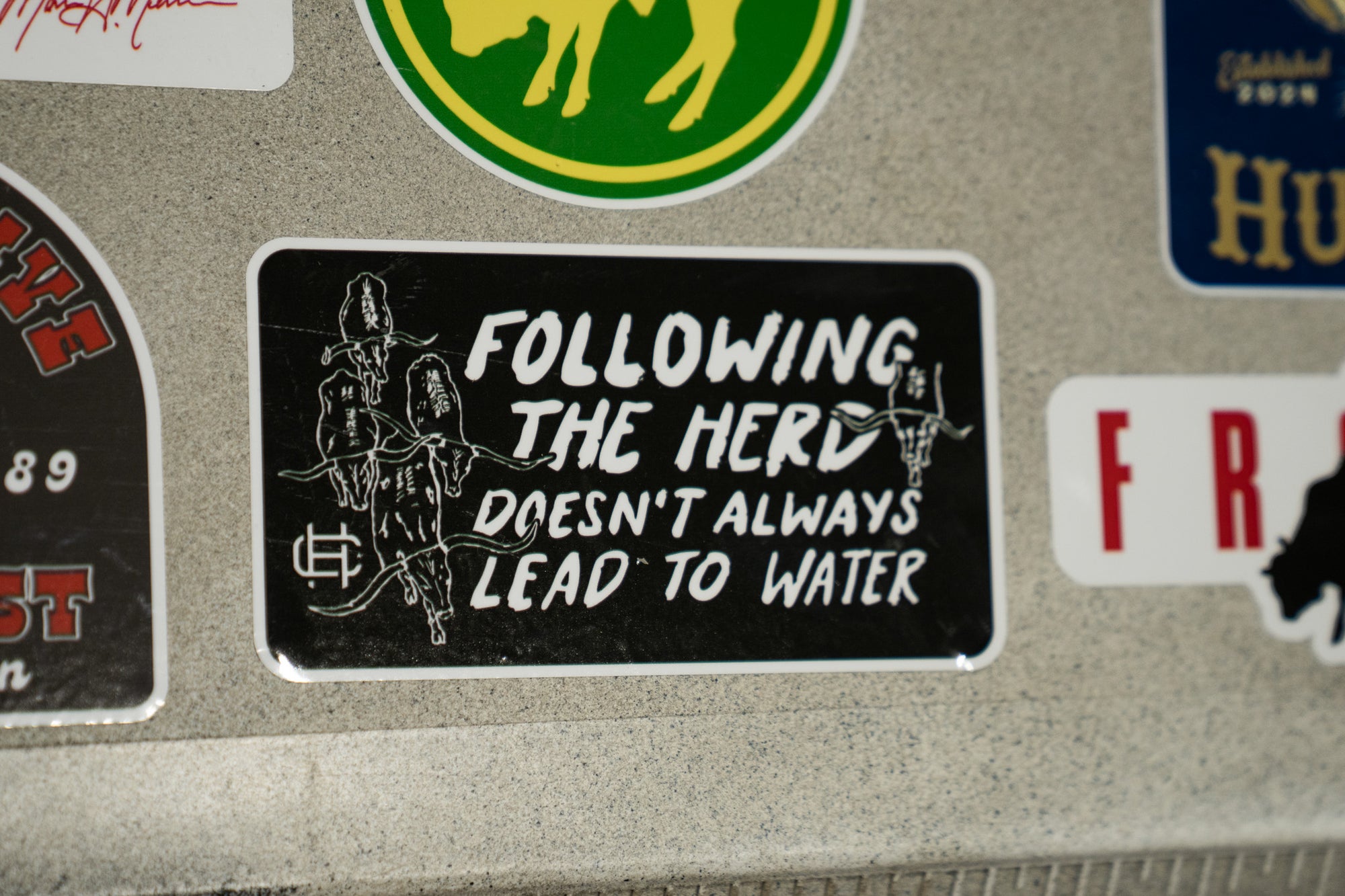 Waterin' Hole Sticker