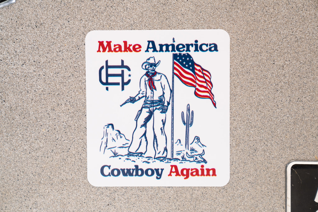 Make America Cowboy Sticker