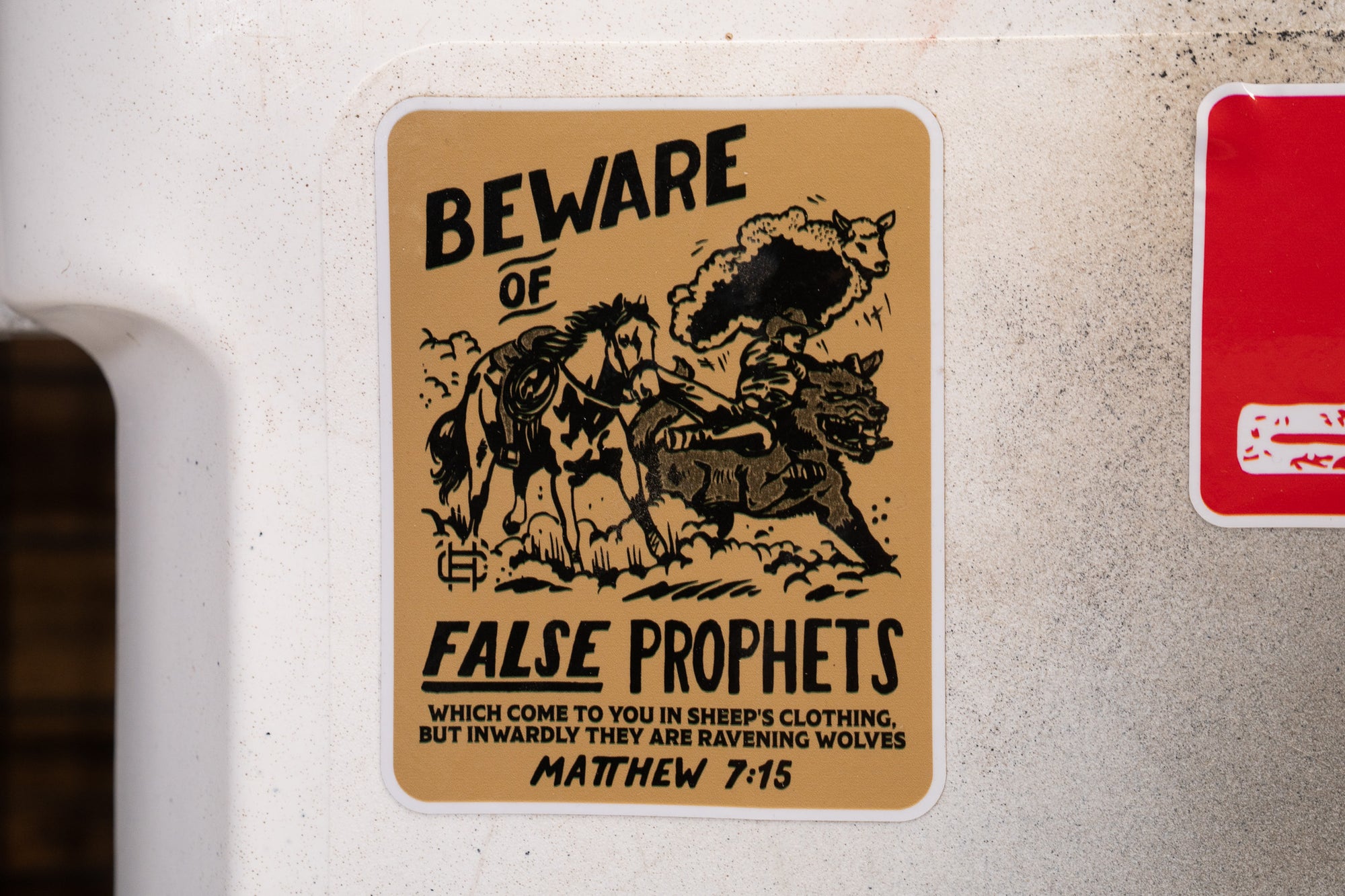 Beware Sticker