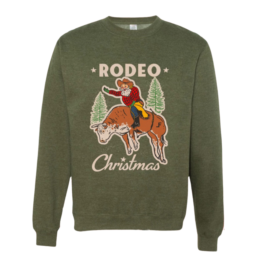 Rodeo Santa Crewneck