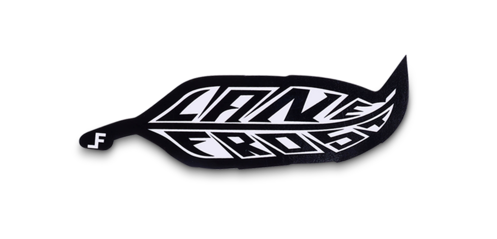 Feather Sticker-Black