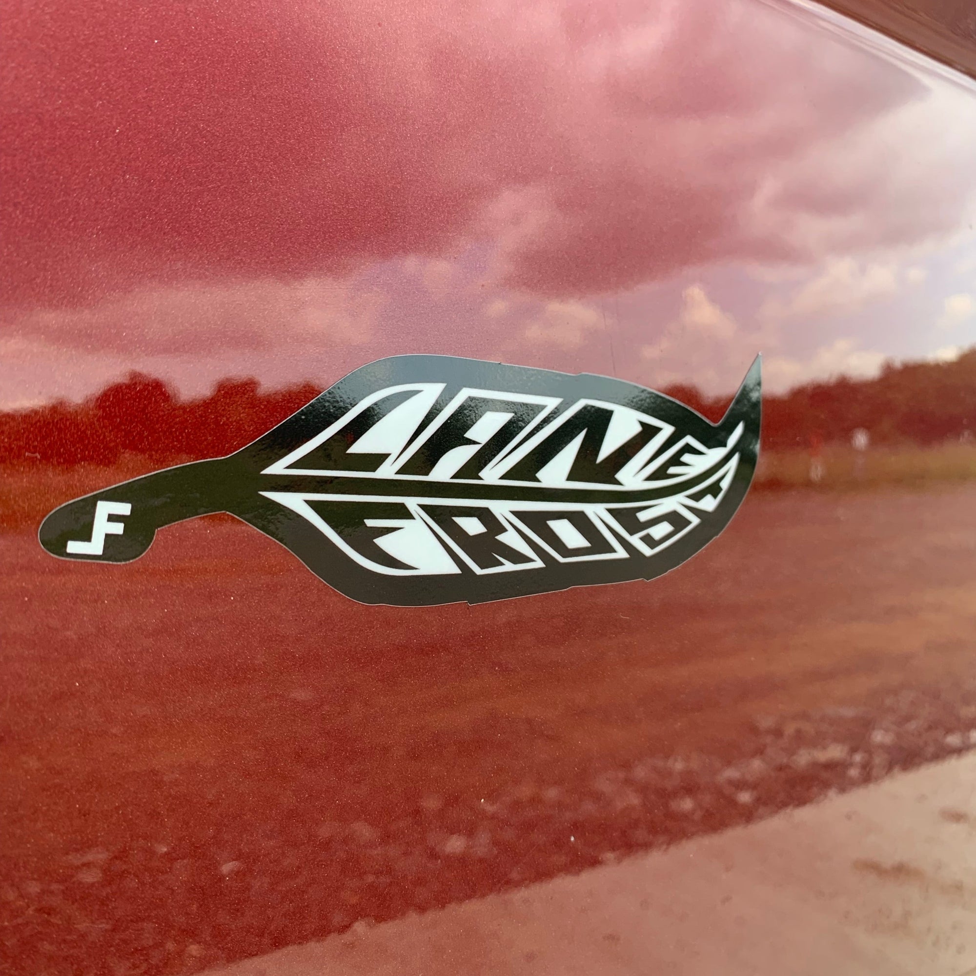 Feather Sticker-Black